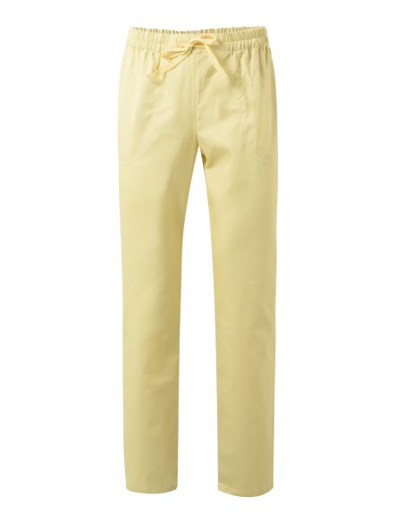 PANTALON PIJAMA CON CINTAS. AMARILLO CLARO TALLA 0-12